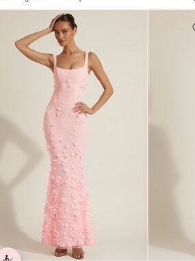 Oh Polly Pink Vasanta Dress